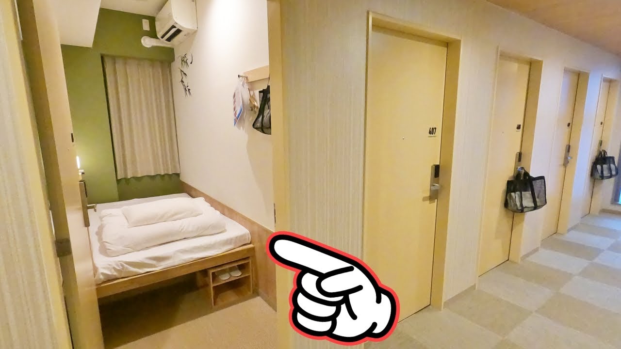 Полностью частный капсульный отель в Киото😴🛏 THE POCKET HOTEL👘🇯🇵