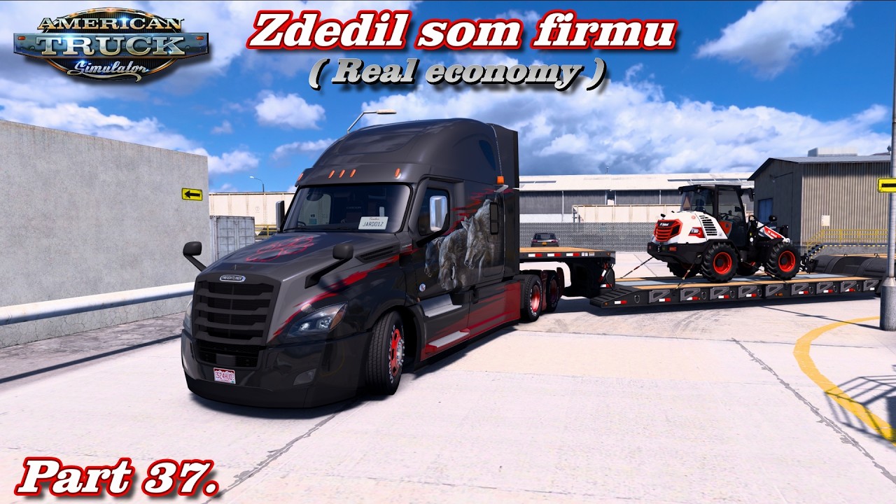 American truck simulator - Zdedil som firmu ( Real economy )