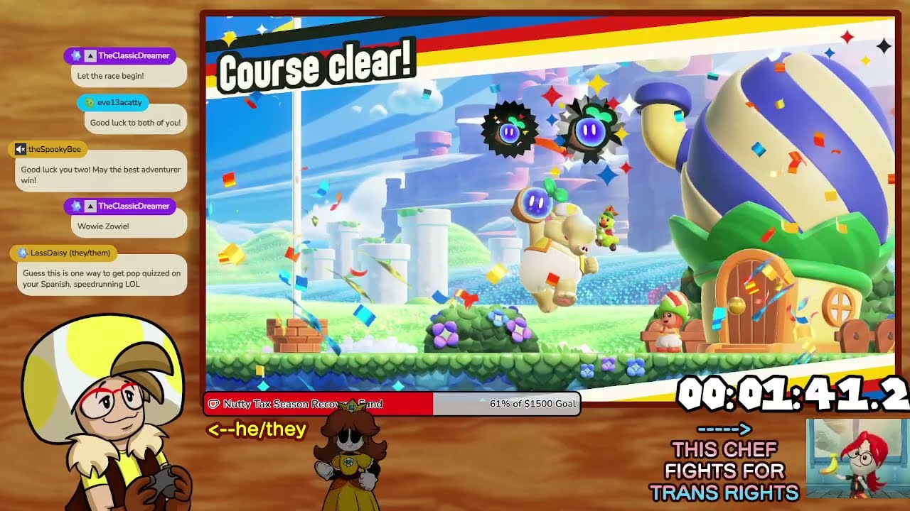 3/6/26 VOD - Super Mario Bros. Wonder - Any% Race with @LenasMSKirbClips