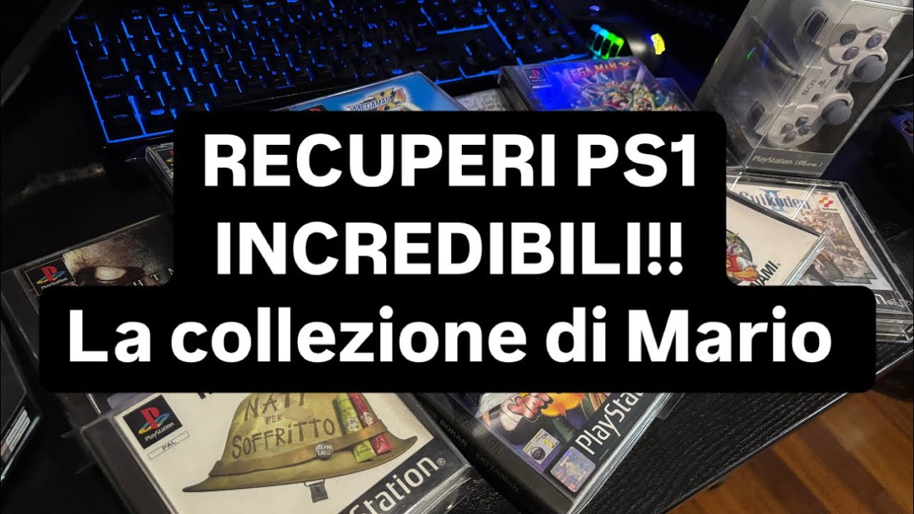 Giochi Ps1 e recuperi incredibili! La collezione di Mario parte 2 (Funko, Ps1, Ps2, Figure, gadget)