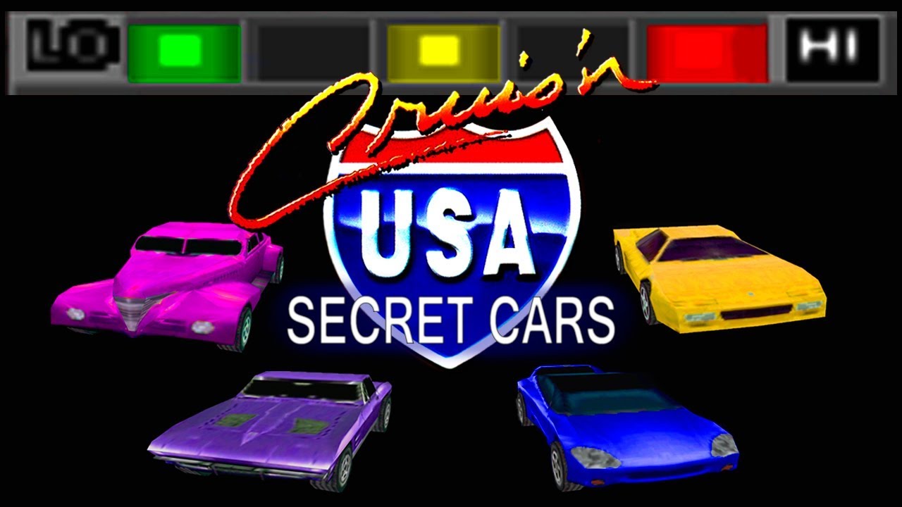 Cruis'n USA - EASY & HARD - Last Cars and Secret Cars - Nintendo 64 - HD