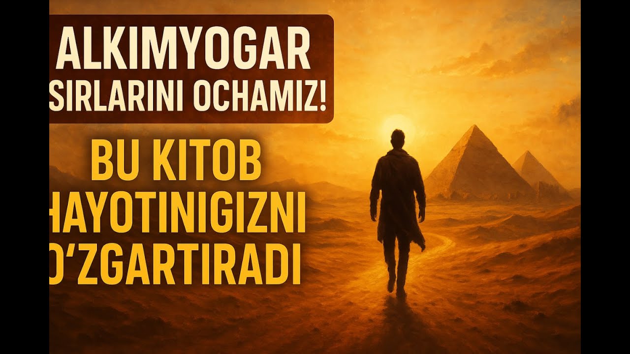 “Alkimyogar” – Har bir inson o‘qishi kerak bo‘lgan kitob!