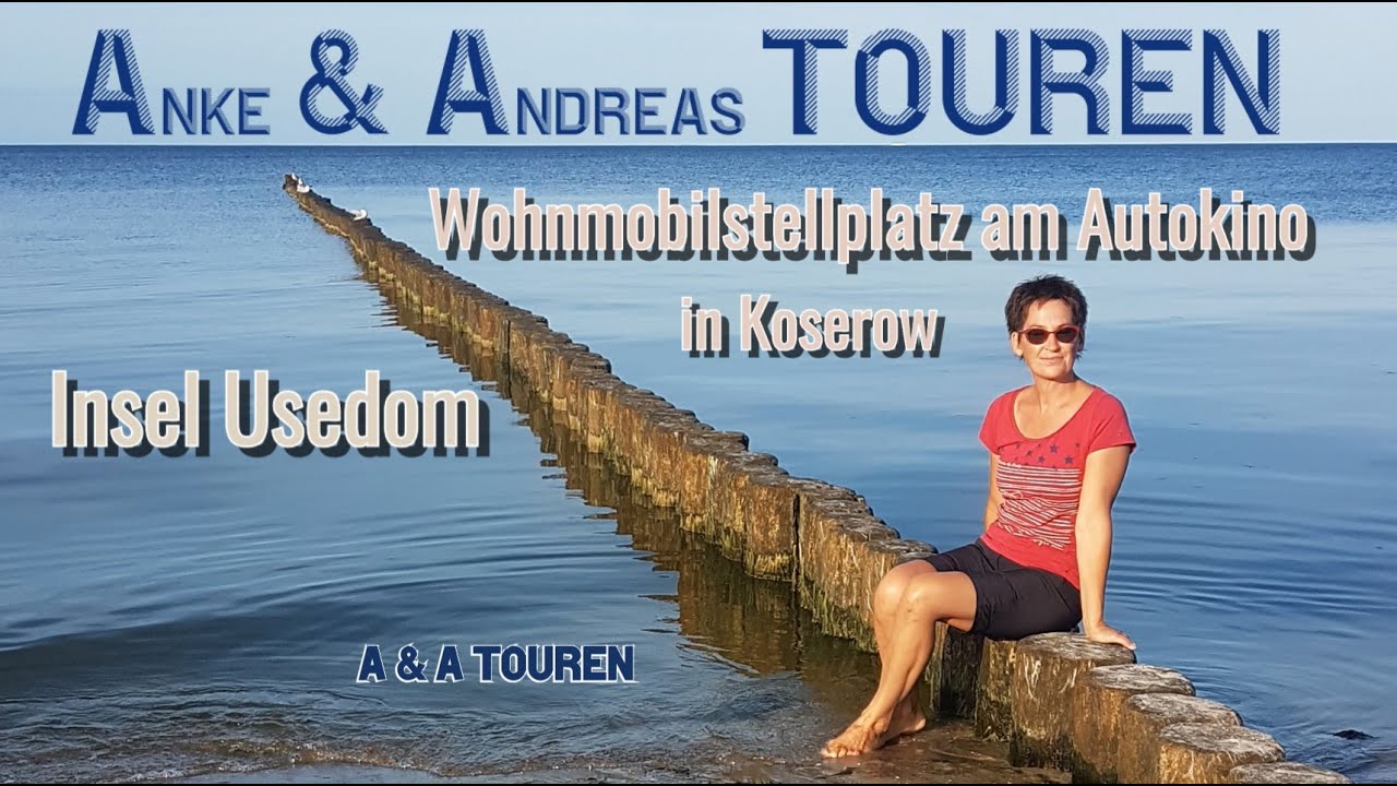 INSEL USEDOM KOSEROW OSTSEE Wohnmobilstellplatz am Autokino