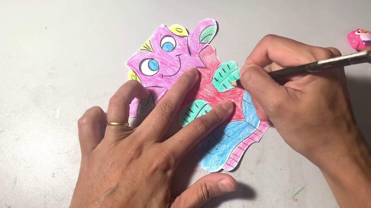 Arte - Monstrinho com o nome