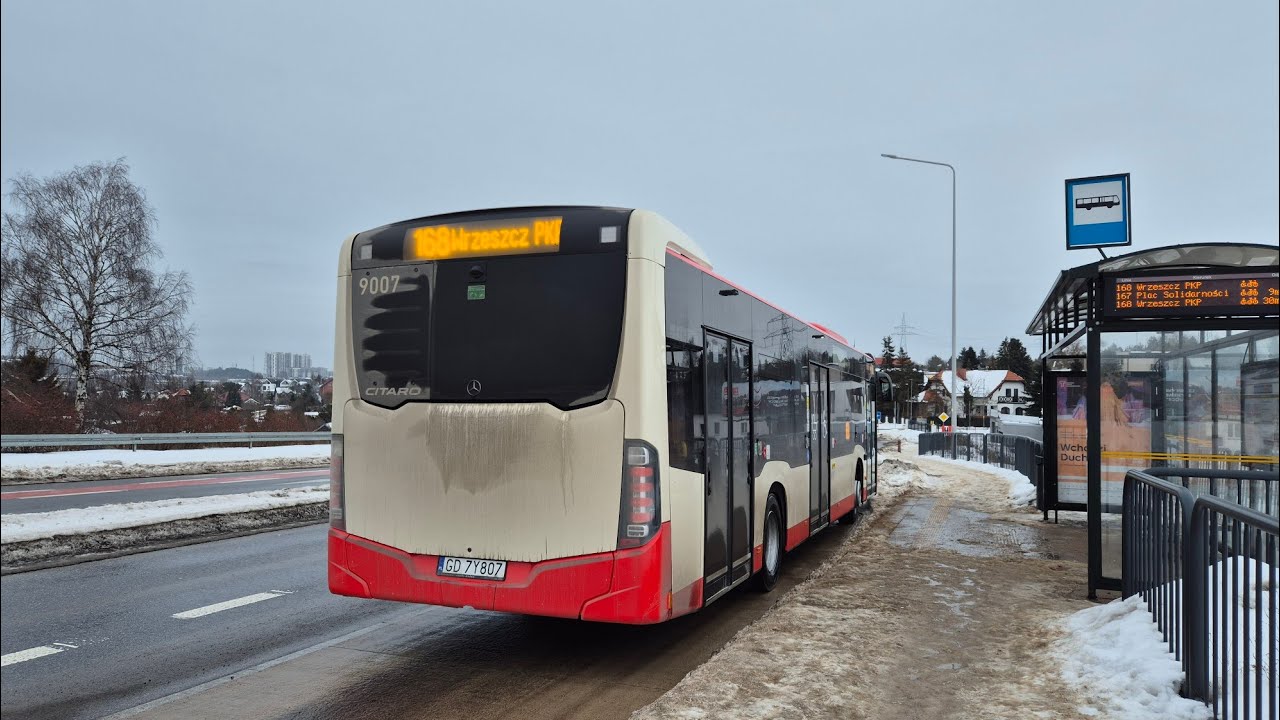 [PKS Gdańsk] Mercedes-Benz O530 Citaro C2 #9007 - linia 168, kierunek Wrzeszcz PKP