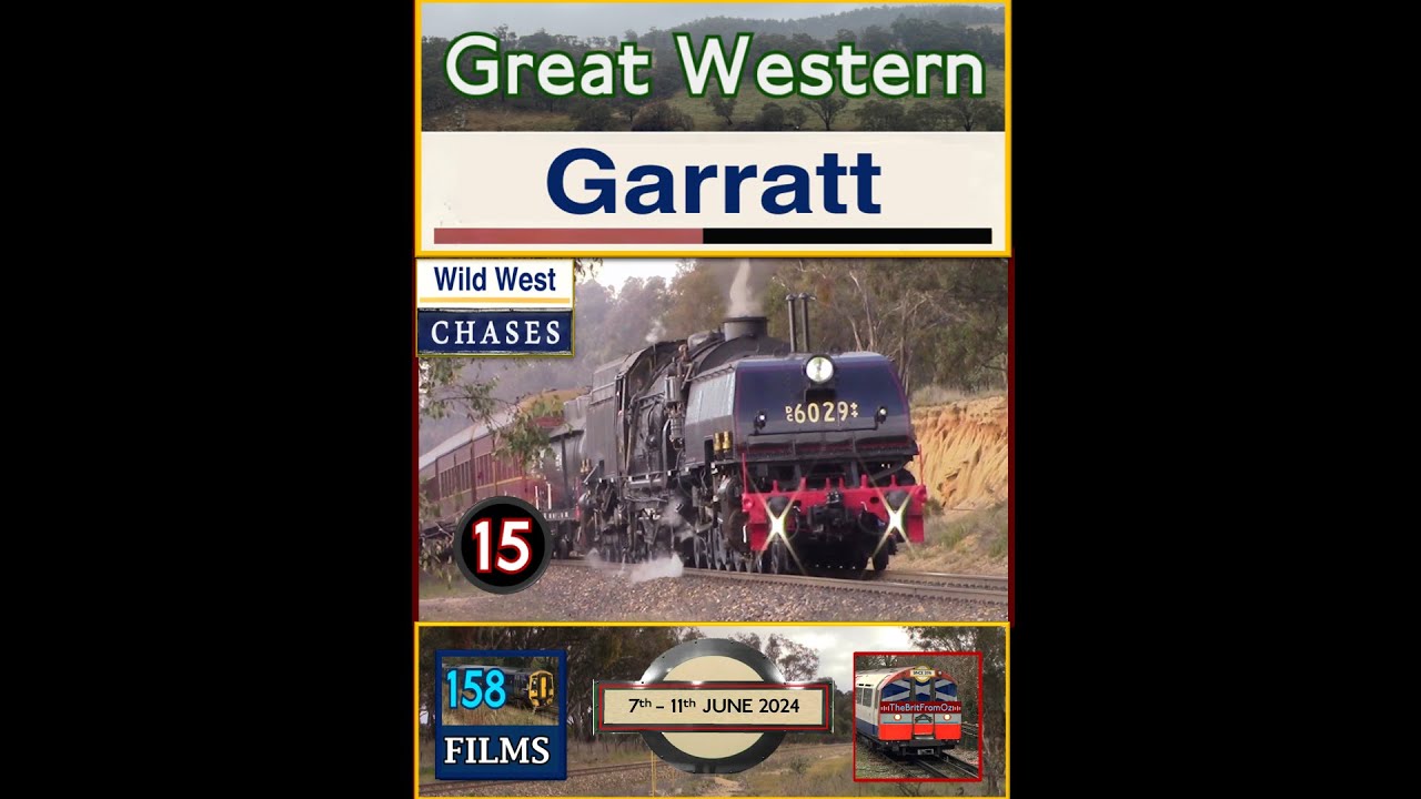 158F: Great Western Garratt - Wild West Chases Ep.15 (07-11/06/2024): AD6029 in Bathurst.
