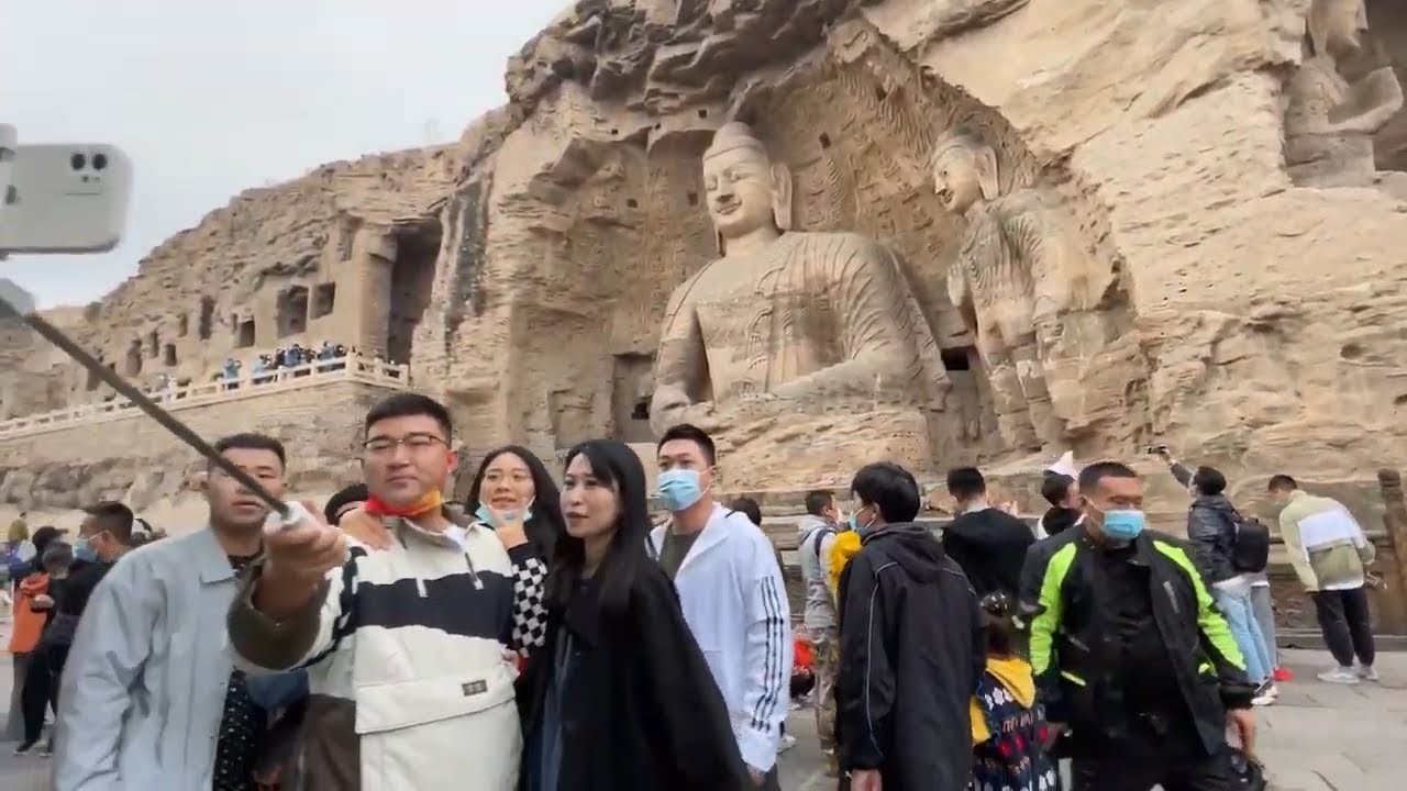 Giant Buddha statue from outer space