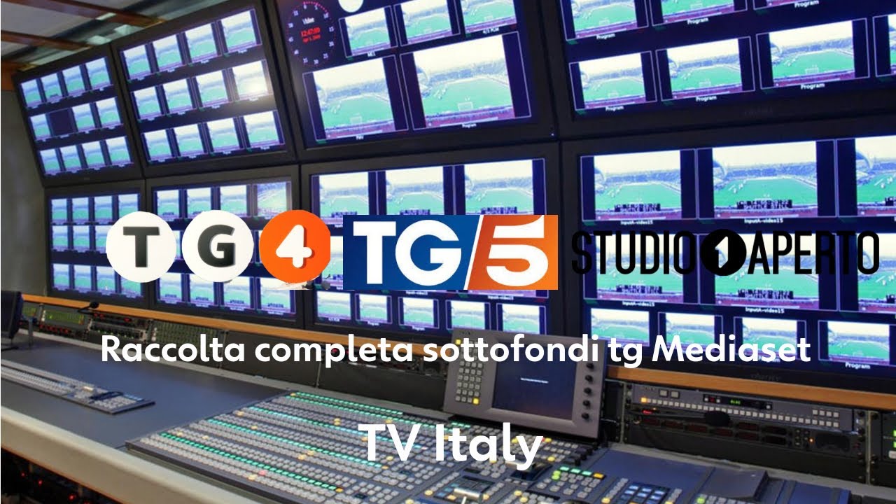 Raccolta completa sottofondi Tg Mediaset