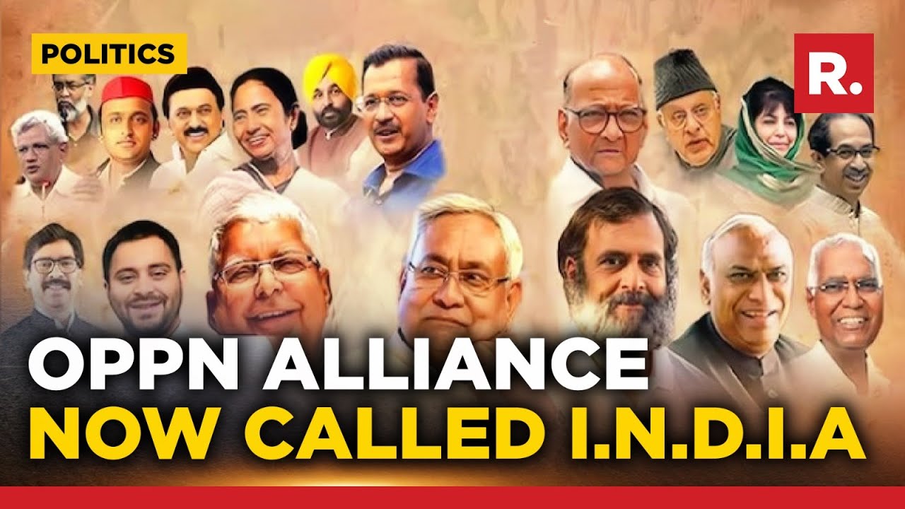 Opposition Alliance For 2024 LS Polls Likely To Be Named 'INDIA', Know What It Stands For