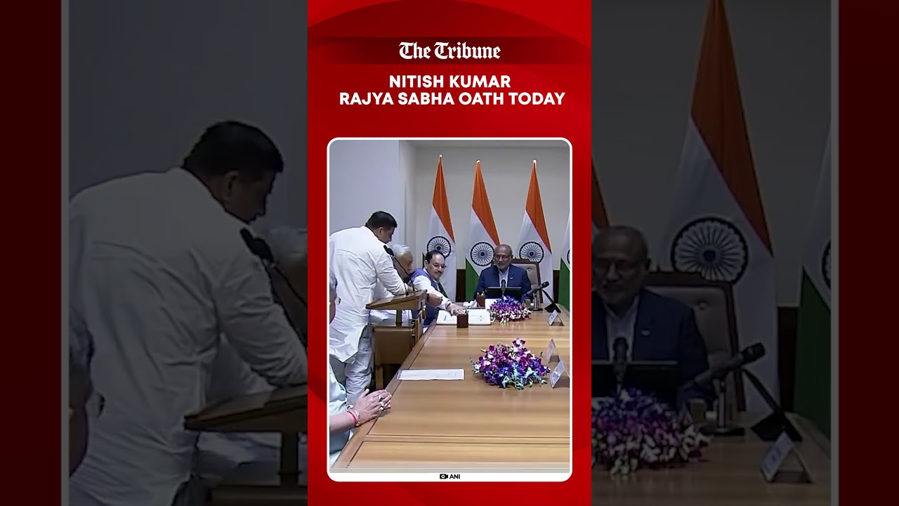 Former Bihar CM Nitish Kumar takes oath as JD(U) Rajya Sabha MP in key political move
