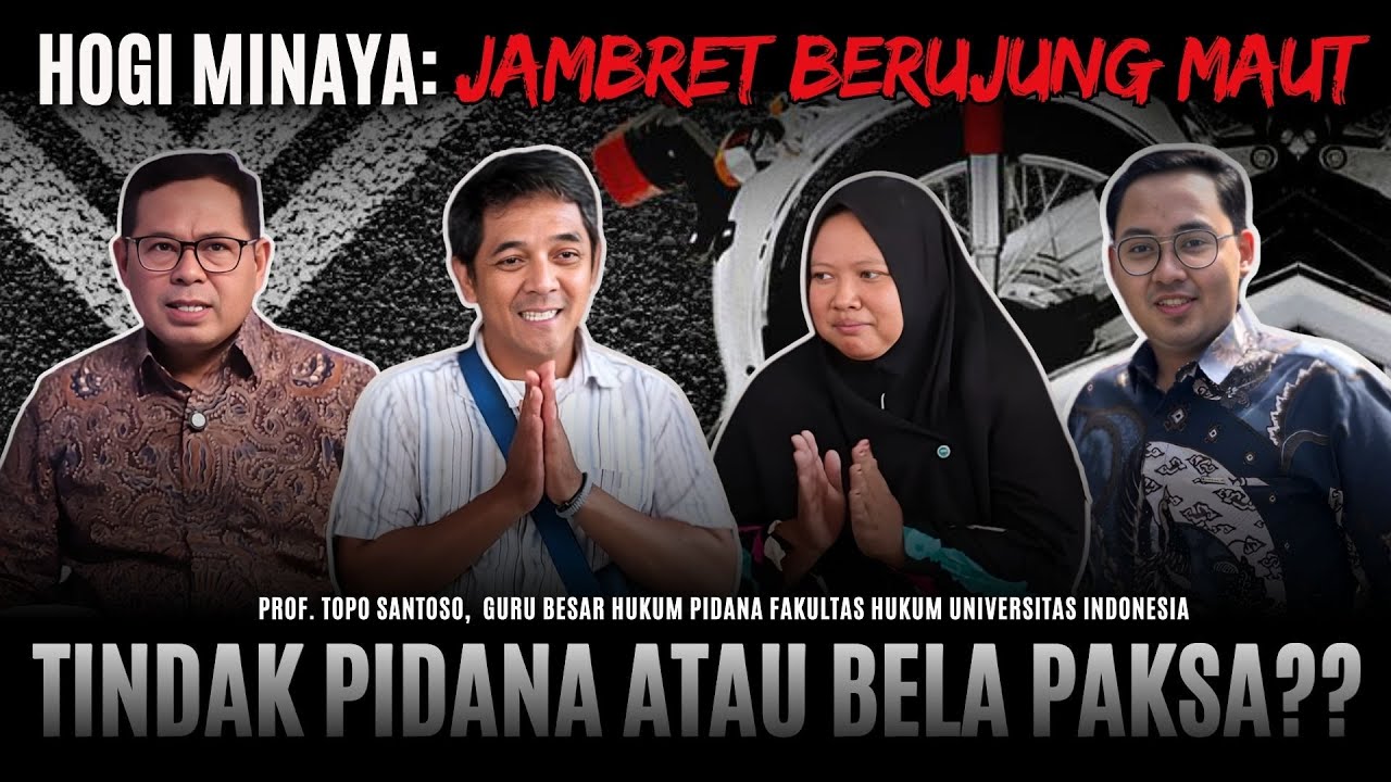 HOGI MINAYA JADI TERSANGKA? PEMBELAAN SAAT KEJAR JAMBRET BERUJUNG RESTORATIVE JUSTICE