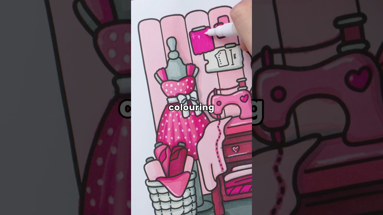 Trying the &ldquo;cosy&rdquo; colouring book trend
