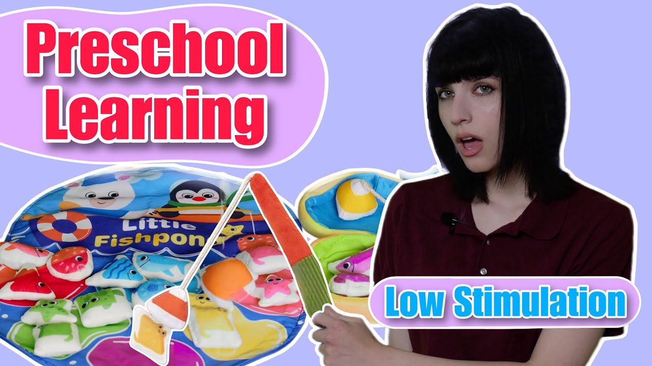 Toddler Preschool Learning | Low Stim | Fishing Toy, Learn Colors, Numbers and Sorting with Ms Raven