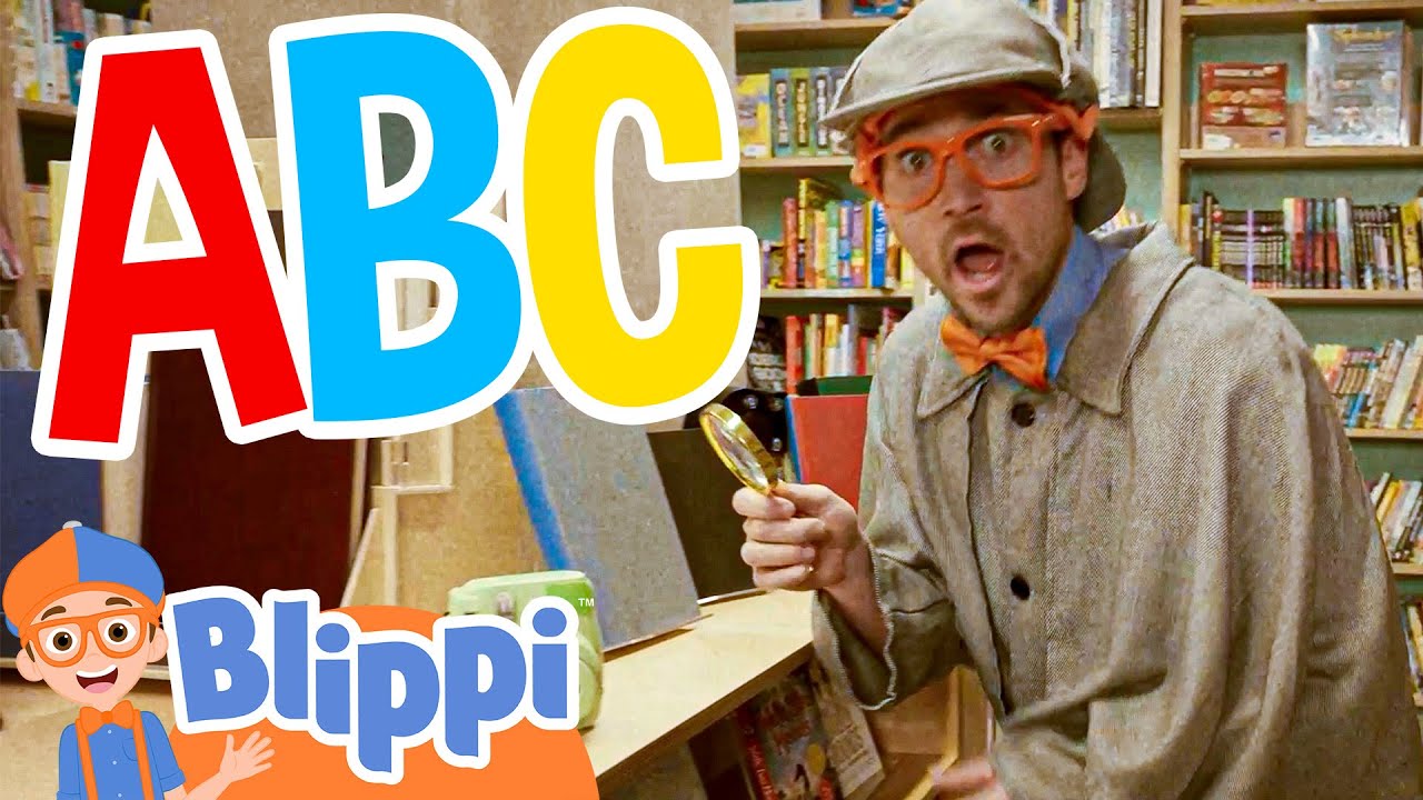 Detective Blippi Learns His ABC's | Learn the Alphabet For Children | Educational Videos For Kids