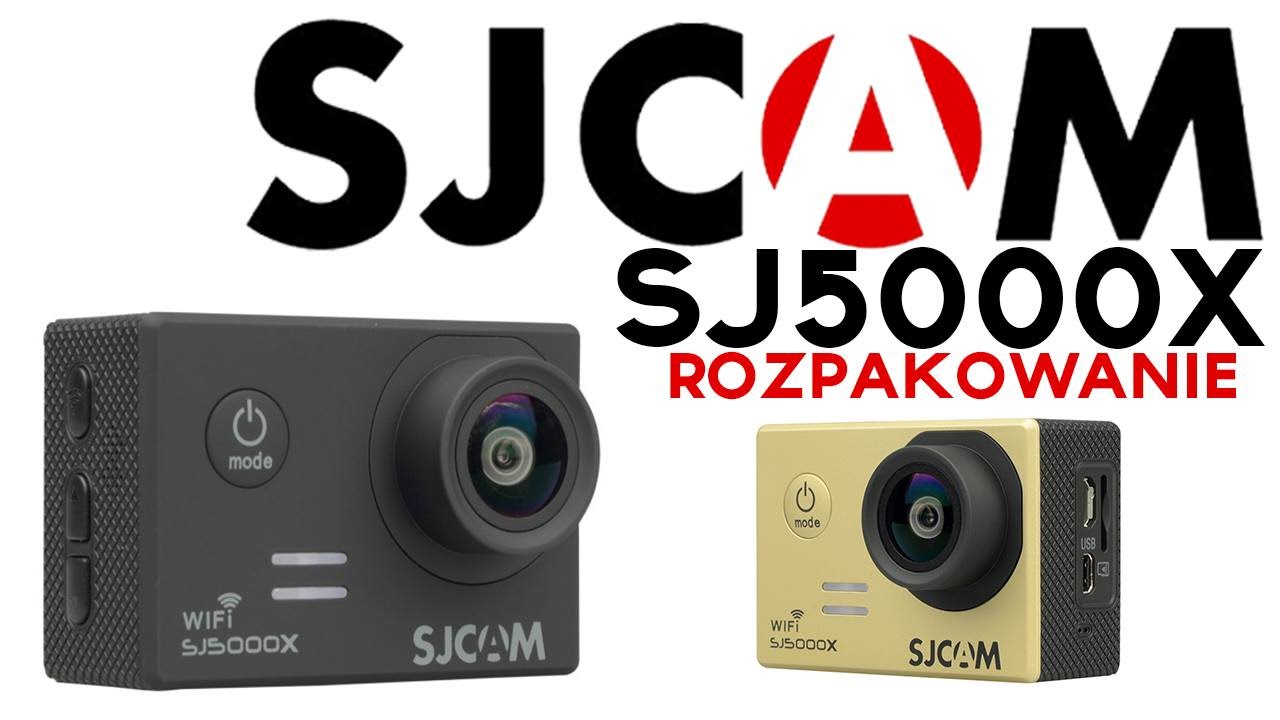SJCAM SJ5000X 4K Action Camera - rozpakowanie/unboxing