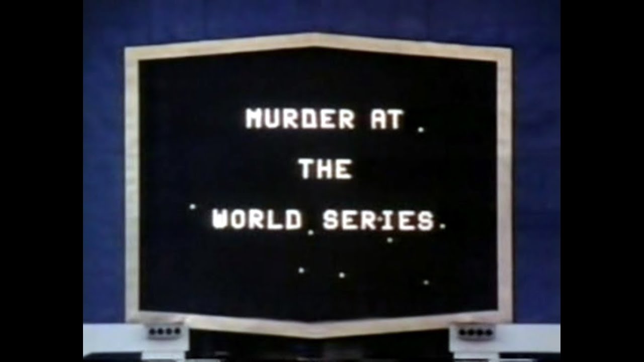 Murder At The World Series (1977 TV Movie) Lynda Day George, Murray Hamilton, Bruce Boxleitner