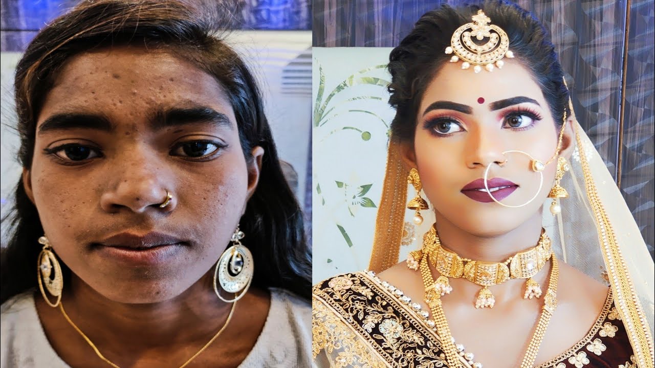 High Pigmented Skin 🤎HD Flowless Bridal makeup Tutorial Step by step for beginners| Power of makeup