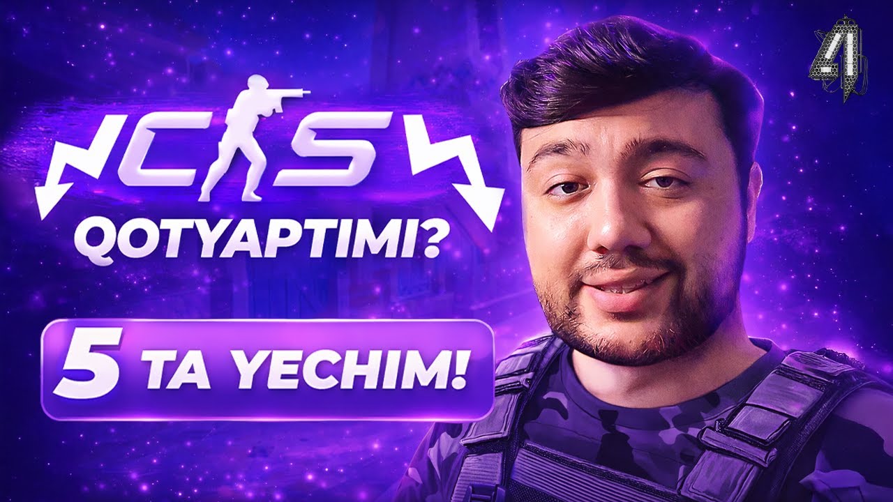 CS2 O‘YNAB BO‘LMAY QOLDIMI?! 5 TA SOZLAMA BILAN LAGNI YO'QOTAMIZ, FPS KO'TARAMIZ!