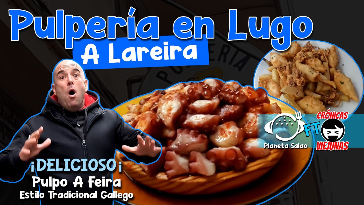🐙¡ Espectacular PULPO A FEIRA! 🐙 Pulpería A LAREIRA en Lugo 😜Preparado como en la Feria