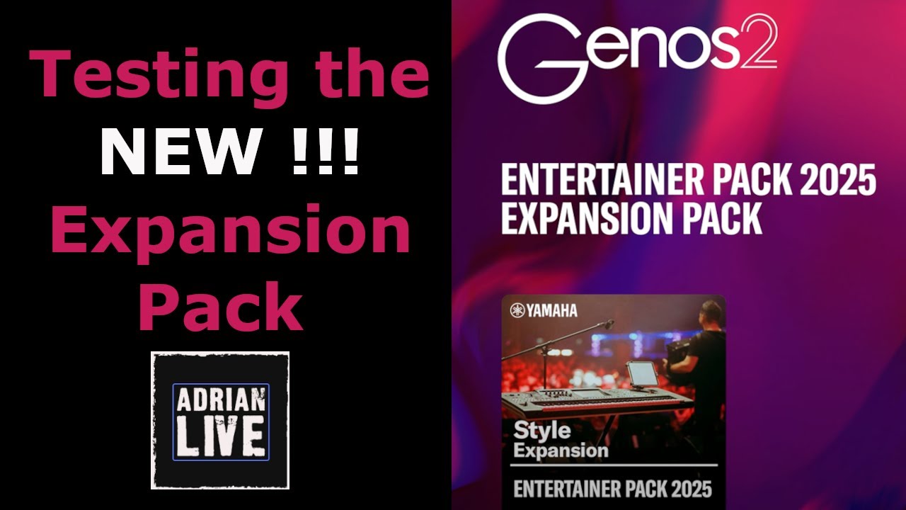 Yamaha Genos 2 - NEW 🔥Entertainer Pack 2025 👍| Testing by Adrian Live Music