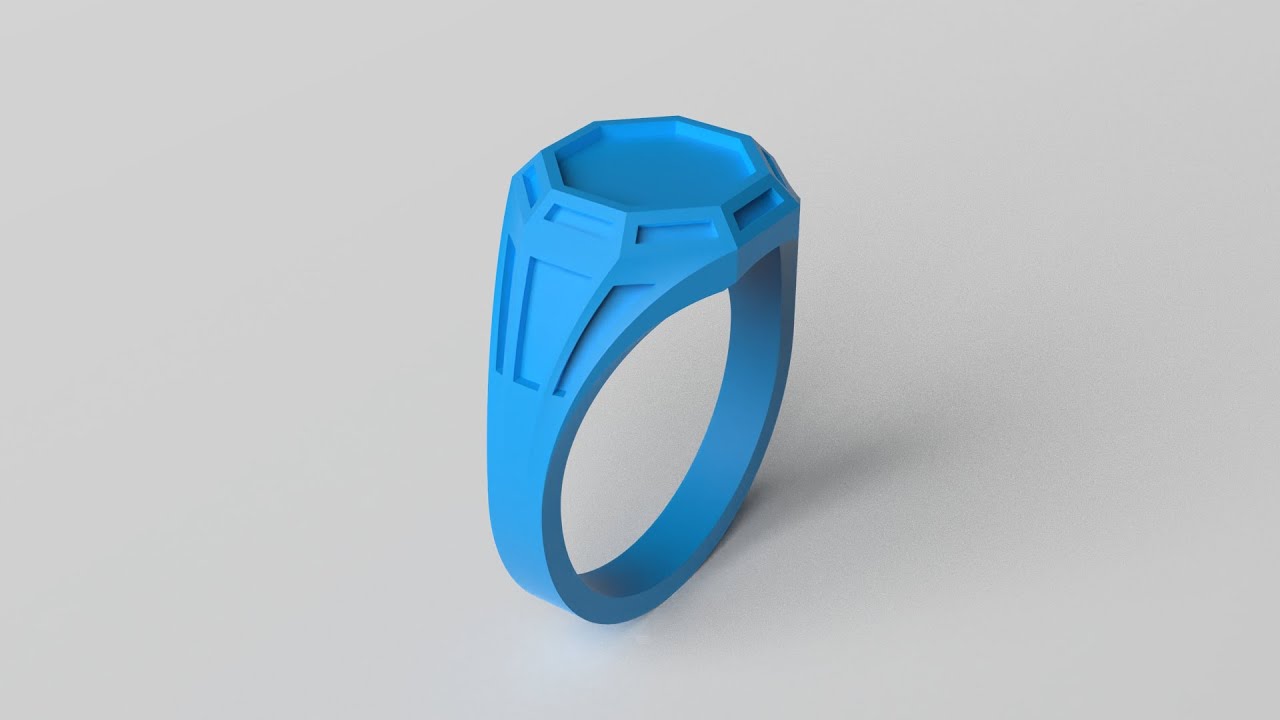 How to model a signet ring in Rhino 3D