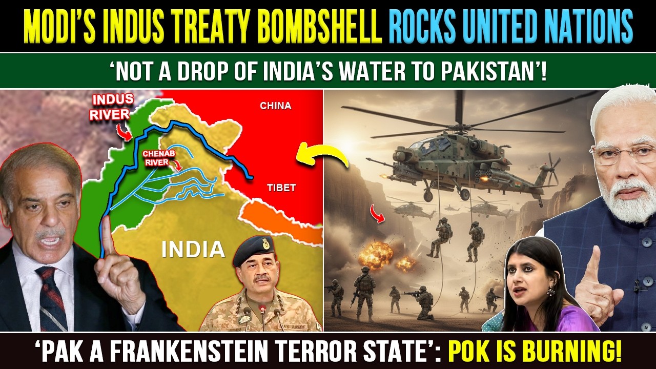 Modi's Indus Treaty Reality Check to Pakistan | Water War Begins? | India vs Pakistan | Defence News