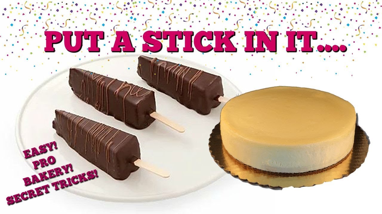 How to Make Cheesecake with Chocolate Ga·nache on a Stick Only on Youtube!