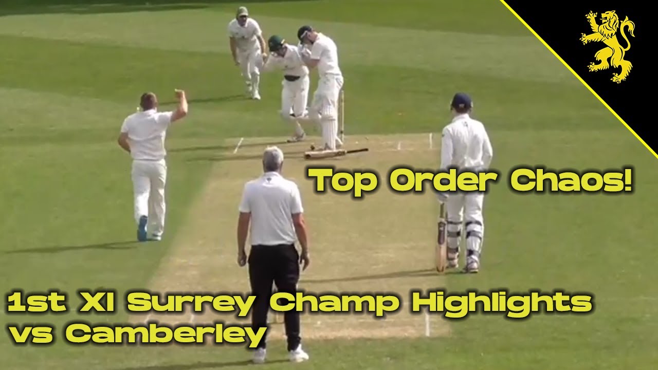 1st XI HIGHLIGHTS! Surrey Championship Div. 2 vs Camberley CC