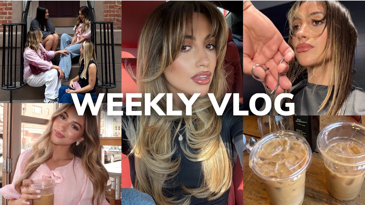 WEEKLY VLOG ❥ getting a haircut, city day w/ the girls & lunch meeting in nyc