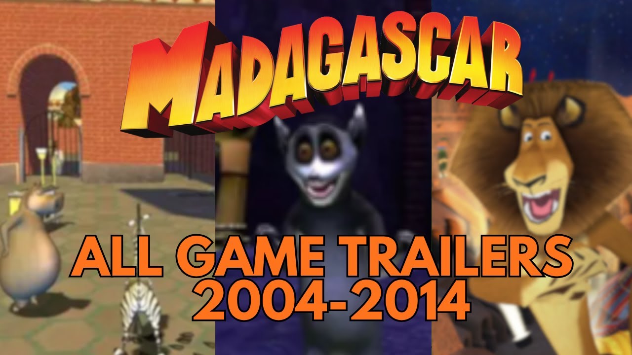 All Madagascar Games Trailers (2004-2014)