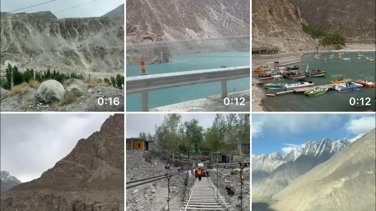 Road Drive and Views of Hunza Valley , Abbottabad Lake , Passu Cone & Top Glacier Breeze
