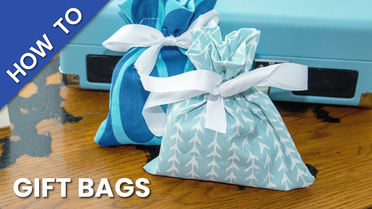 How to Make Reusable Gift Bags