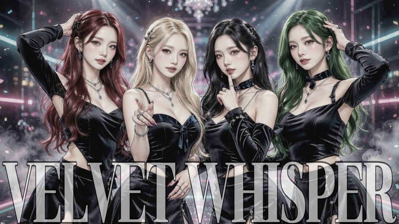Velvet Whisper (Official Audio)🤫✨ | Dark Velvet Performance#DarkPop #WhisperCore #KpopAesthetic