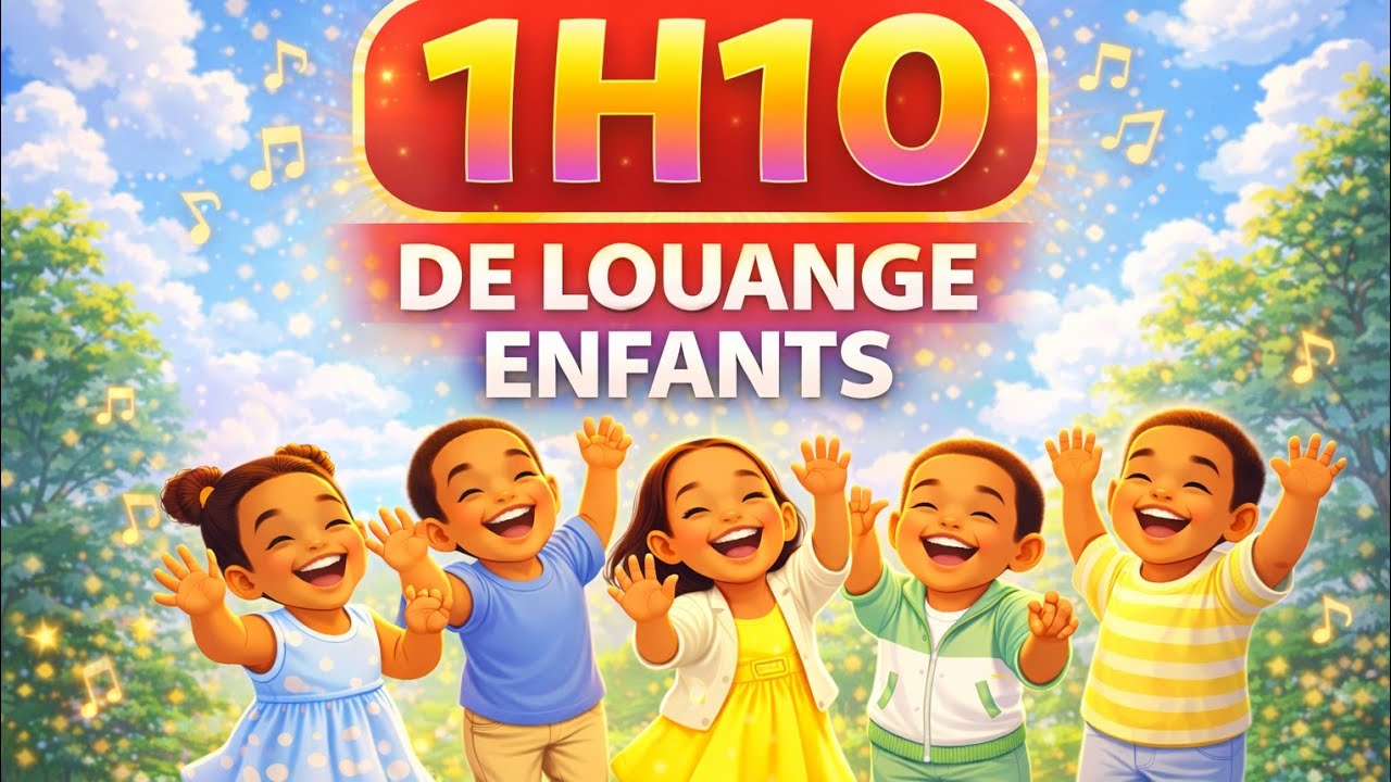 Compilation 1h10 de Louange d’Enfants – chants chrétiens