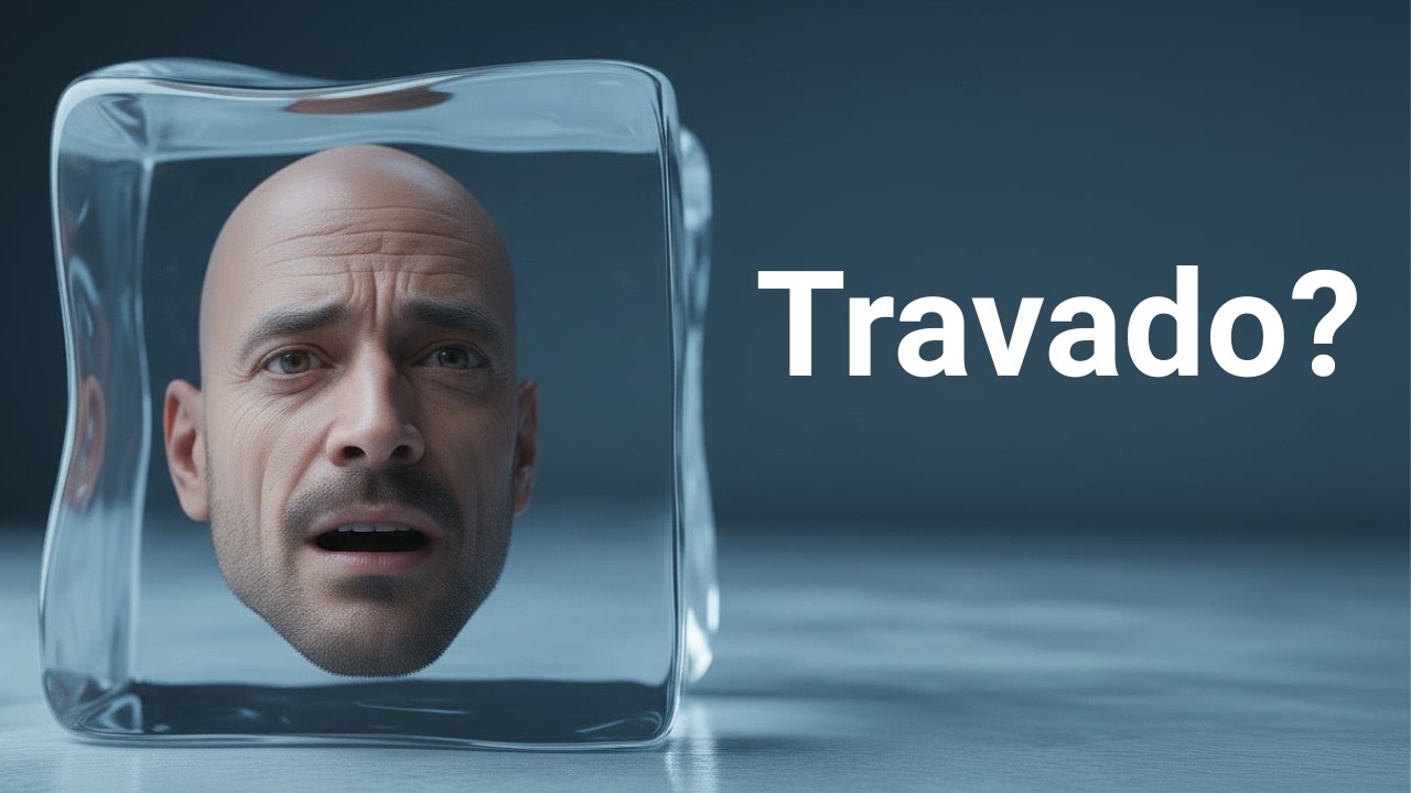 O medo de errar que te paralisa e faz você se sentir despreparado.