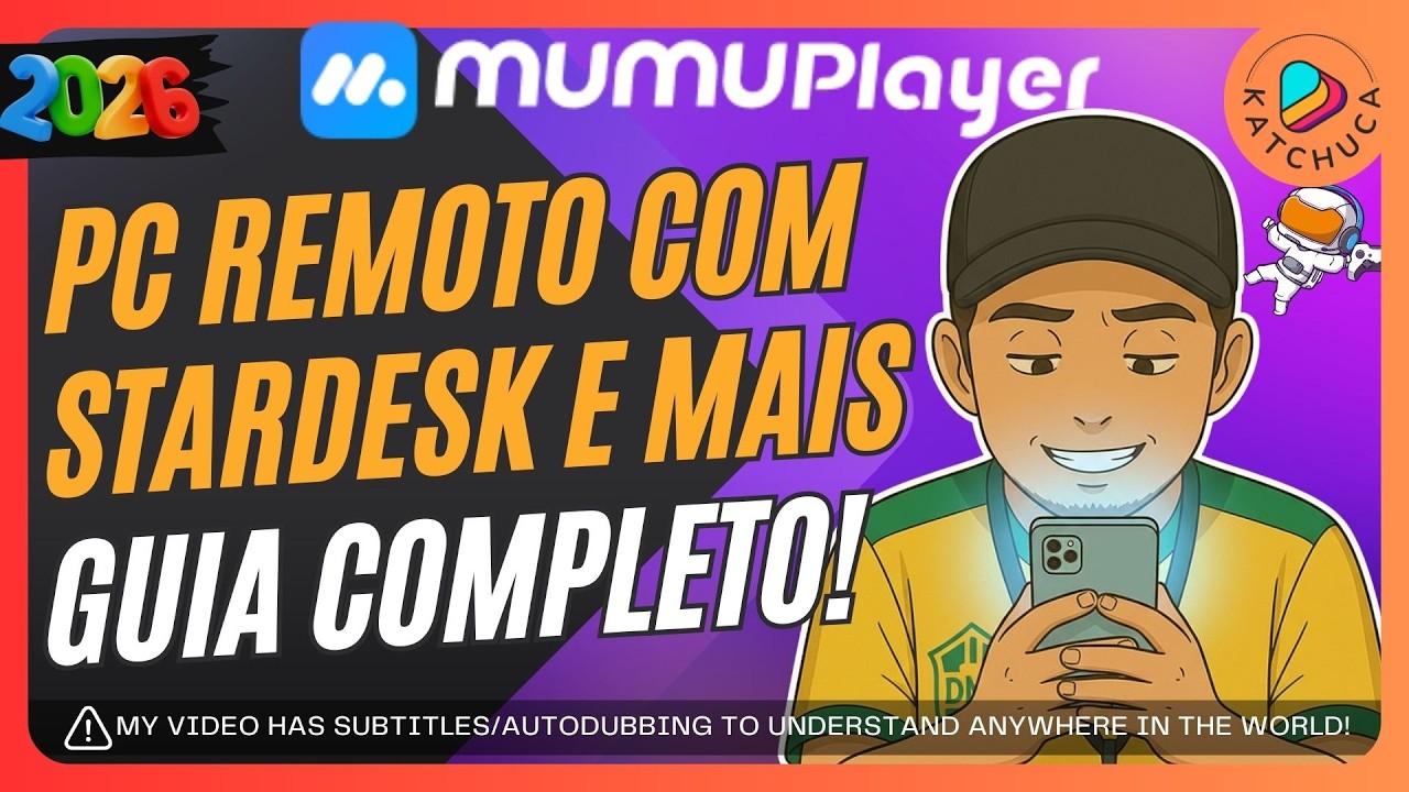 Usando Computador pelo Celular remotamente com STARDESK do MUMU PLAYER