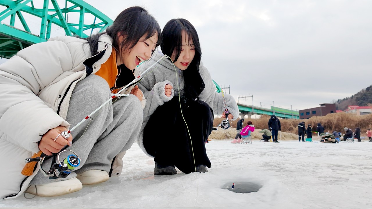 나만 알고 싶은 최고의 얼음 낚시터에서 펼쳐진 놀라운 하루