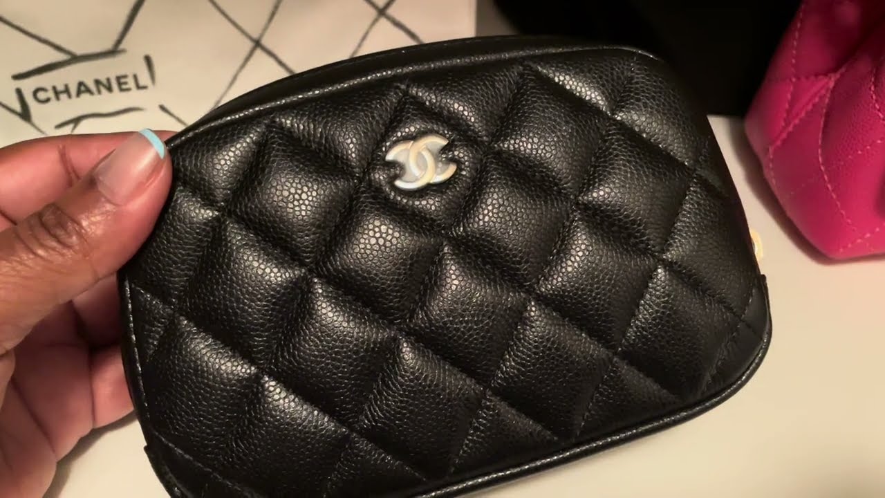 Chanel PM Cosmetic Case Review | What Fits In The Chanel PM Cosmetic Pouch ♡