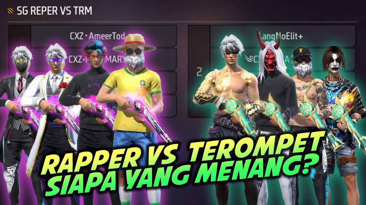 DUEL SG TERKUAT DI BUMI !! SG2 RAPPER UNDERWORLD VS SG2 TEROMPET EMERALD POWER