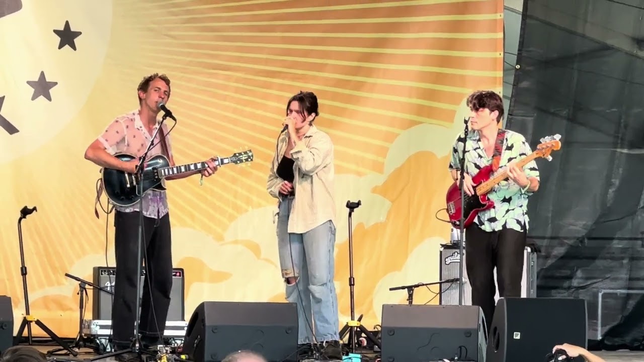 Adrianne Lenker joins Buck Meek to perform Certainty at Newport Folk Festival 2024