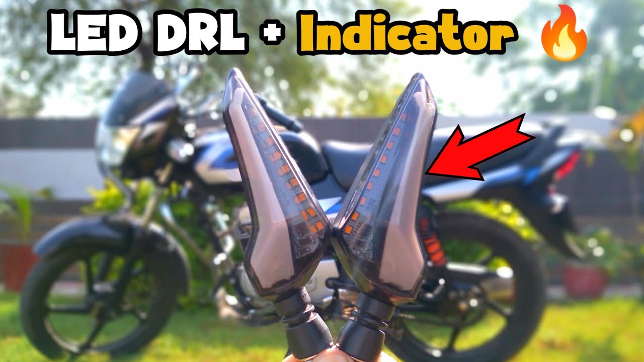 Bajaj CT 100 Modification | sequential led  indicators | Audi style indicator for bike
