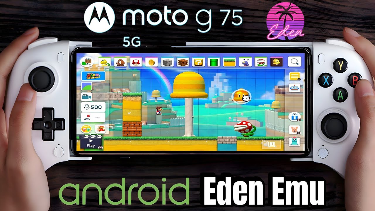 Moto G75 Snapdragon 6 gen 3 Test Super Mario Maker 2 En Eden Emu 