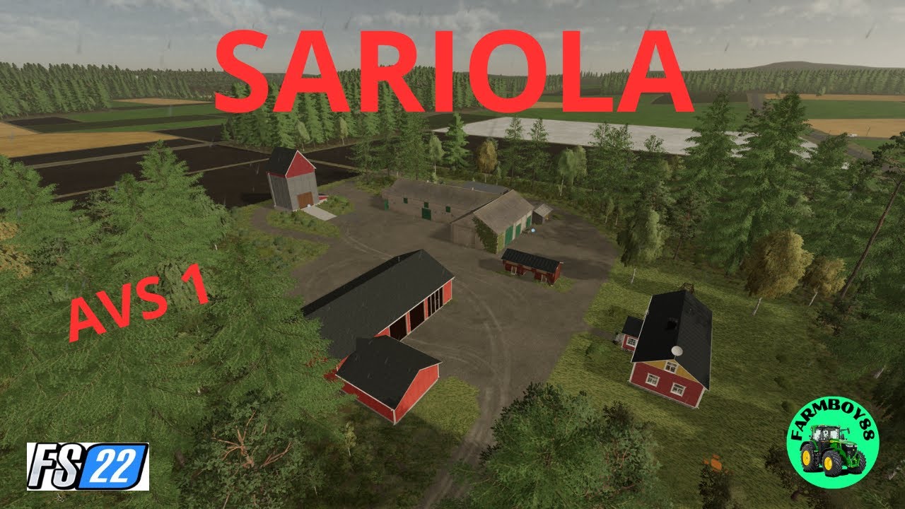 Välkommen till Finland - AVS1 -Sariola- Farming simulator 22