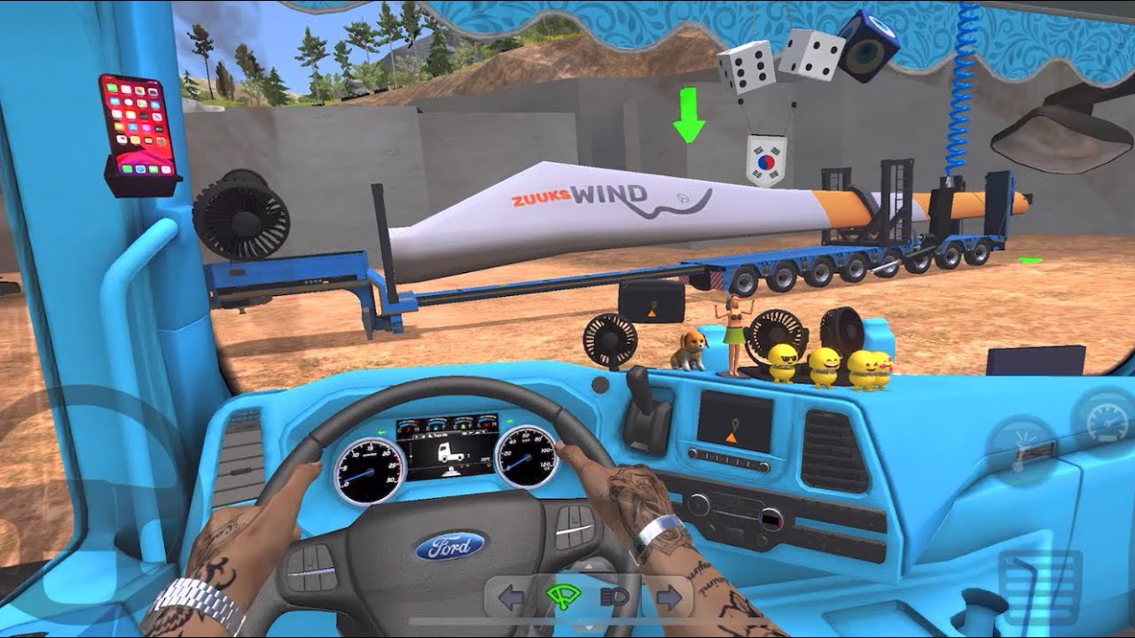 Ford Truck with Blue Interior !! Truck Simulator : Ultimate - Mobile Gameplay