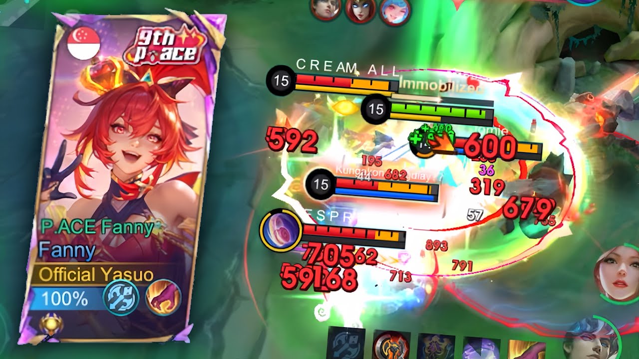 FANNY KILLING MACHINE ROTATION! SOLO RANK GAMEPLAY | MLBB