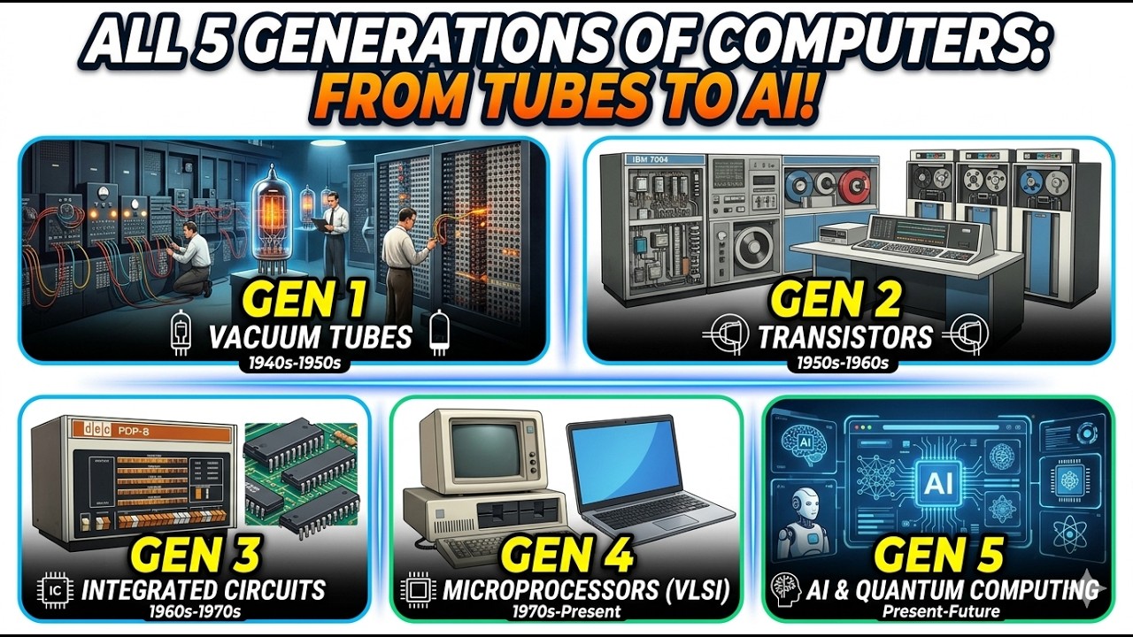 Every Computer Generation Explained in 16 Minutes