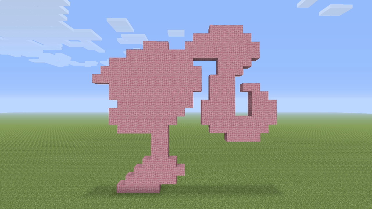Minecraft Pixel Art - Barbie Head Logo