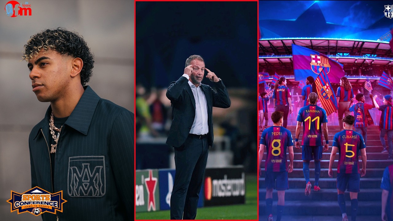 HANSI FLICK YITEZE VYINSHI MURI UEFA CHAMPIONS LEAGUE