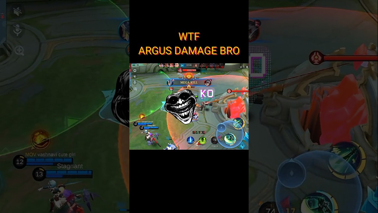 ARGUS UNLIMITED DAMAGE HACK BRO || ARGUS BEST BUILD 2024 🤫 #ARGUS #Shorts #MLBB #mobilelegends