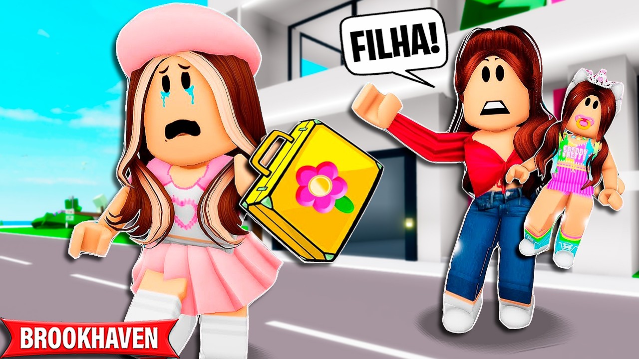 MINHA MÃE TEVE UM BEBÊ E DEIXEI DE SER A FILHA PREFERIDA ! | Historinhas em Brookhaven RP🏡